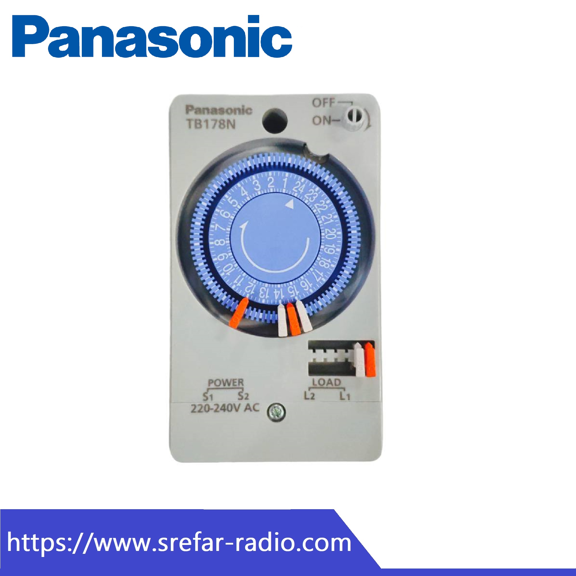 TIME SWITCH PANASONIC TB178NE5T สวิตช์ตั้งเวลาอัตโนมัติ