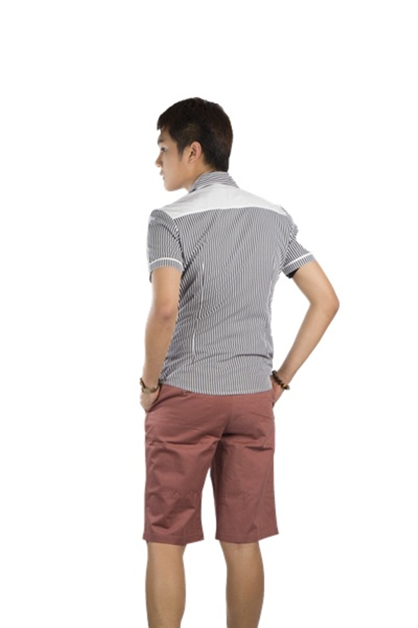กางเกงสามส่วน รุ่น304 (สีน้ำตาลกะปิ)