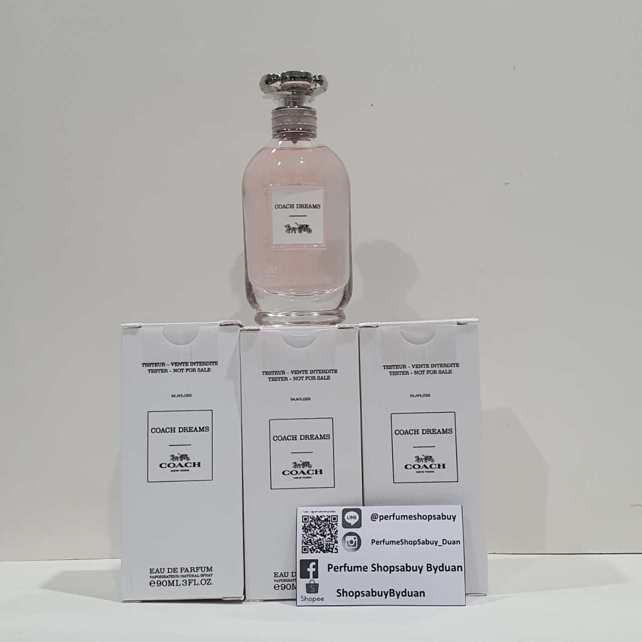 น้ำหอมแท้ Coach New York Dreams Eau de Parfum 90ml กล่องเทสเตอร์