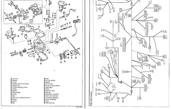 DAIHATSU MIRA / CUORE (98-02) คู่มือซ่อมรถยนต์วงจรไฟฟ้า DAIHATSU MIRA / CUORE เครื่องยนต์ EJ-DE บอดี้ L701 ไดแกรมไดฮัทสุ มิร่า ไวริ่งสายไฟ