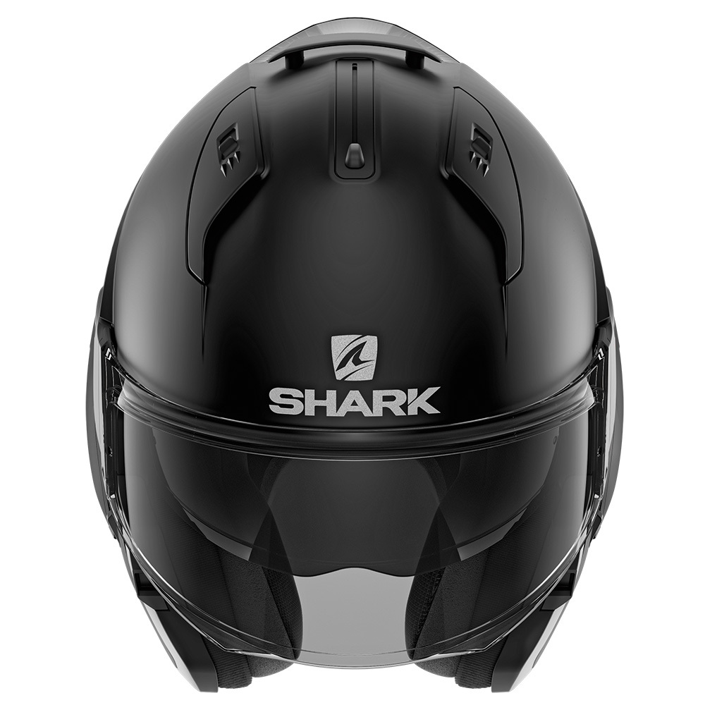 Shark - รุ่น Evo ES ลาย blank - matt balck (BLK) ดำด้าน