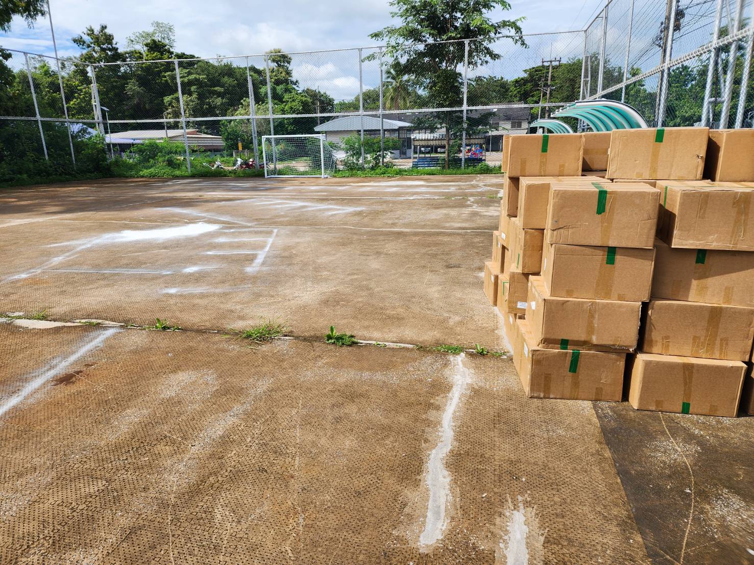 พื้นโพลีโพรพีลีน สำหรับสนามกีฬา สนามฟุตซอล