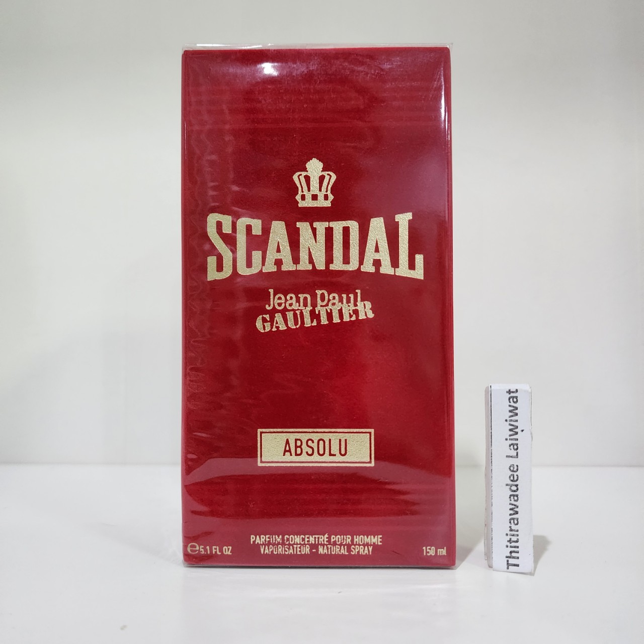 น้ำหอมแท้ Jean Paul Gaultier Scandal Pour Homme Absolu Parfum For Him 150ml กล่องซีล #ขนาดใหญ่จัมโบ้