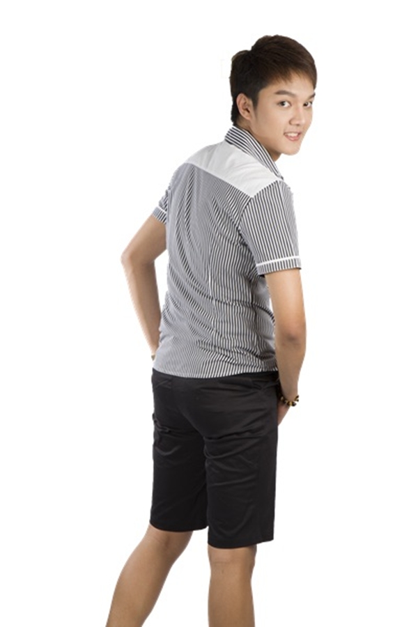 กางเกงสามส่วน รุ่น307 (สีดำ)