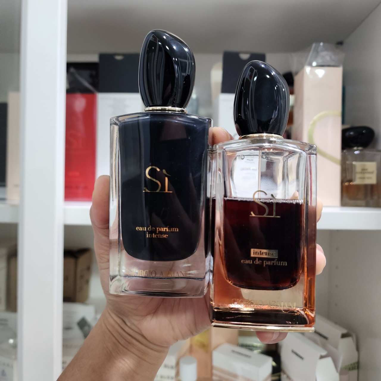 น้ำหอมแท้แบ่งขาย Giorgio Armani Si Eau de Parfum Intense ปี 2017💕Travel Size แบบทดลอง