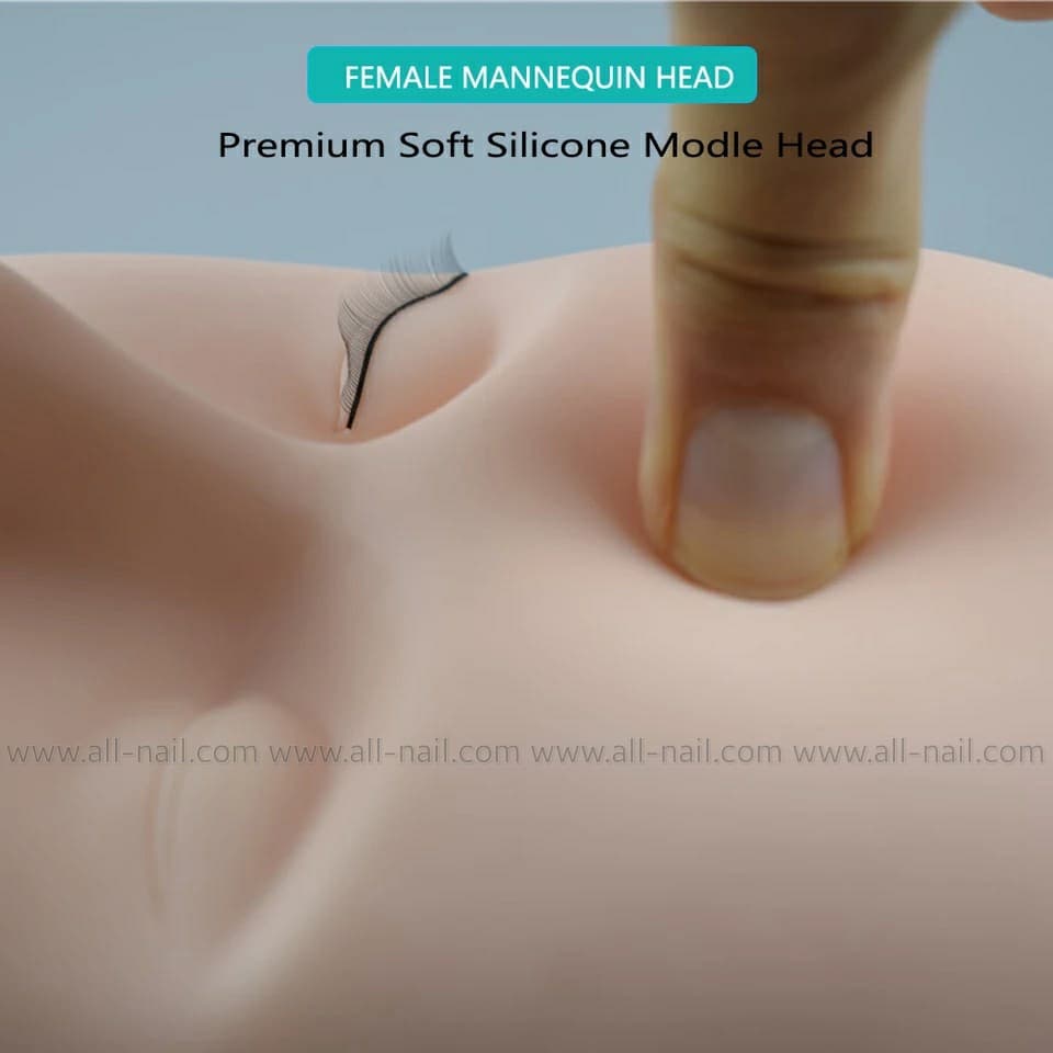 หัวหุ่น หัวหุ่นยาง หัวหุ่นฝึกต่อขนตา สักคิ้ว สักปาก