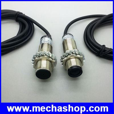 เลเซอร์เซนเซอร์ Laser sensor laser photoelectric switch M18 NPN ระยะตรวจจับ 30M NO DC10-30V