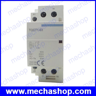 เอซีคอนแทคเตอร์ แมคเนติกคอนแทกเตอร์ 2P 63A 220/230V 50/60HZ Din rail Household AC Contactor 1NO 1NC