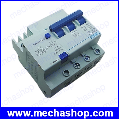เซอร์กิตเบรกเกอร์ ป้องกันกระแสเกิน ไฟฟ้ารั่ว 3P 25A DZ47LE-32 400V- Residual current Circuit breaker with over-current and Leakage protection RCBO