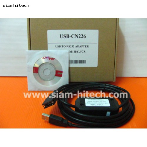 สายโหลดPLC หัวแบบUSB ใช้กับPLCยี่ห้อOMRON CS/CJ/CQM1H (USB-CN226)-ของใหม่ค่ะ