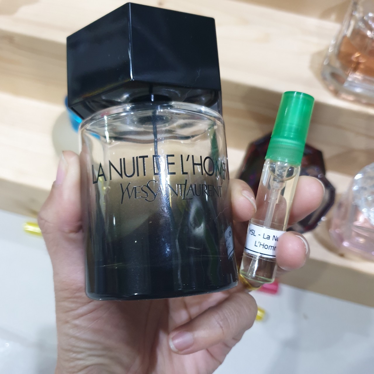 น้ำหอมแท้แบ่งขาย YSL La Nuit L'homme edt💕Travel Size #แบบทดลอง