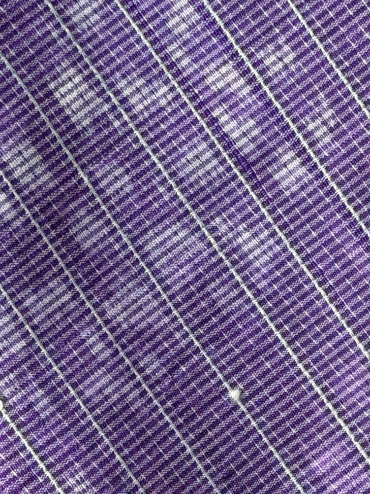 ซิ่น ผ้าไหมมัดหมี่ ผ้ากาบบัว 3ตะกอ ขนาด 1x2 เมตร สีม่วงเทา รหัส PCS-NY-11226826