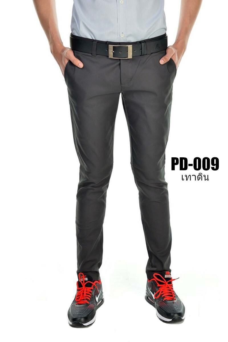 กางเกงขายาว รุ่น PD-009 (สีเทาดิน)