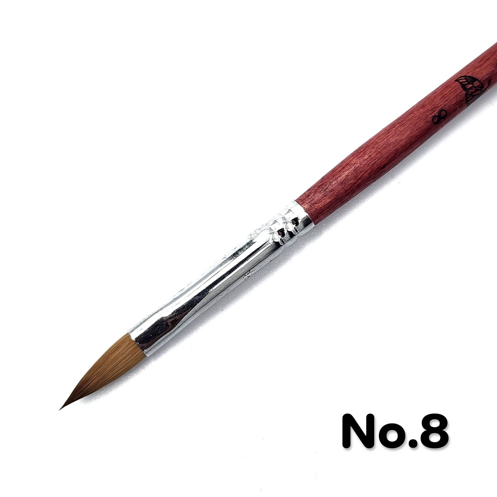 พู่กันต่ออะคริลิค ขนแน่น คุณภาพอย่างดี เบอร์6,8,14,16