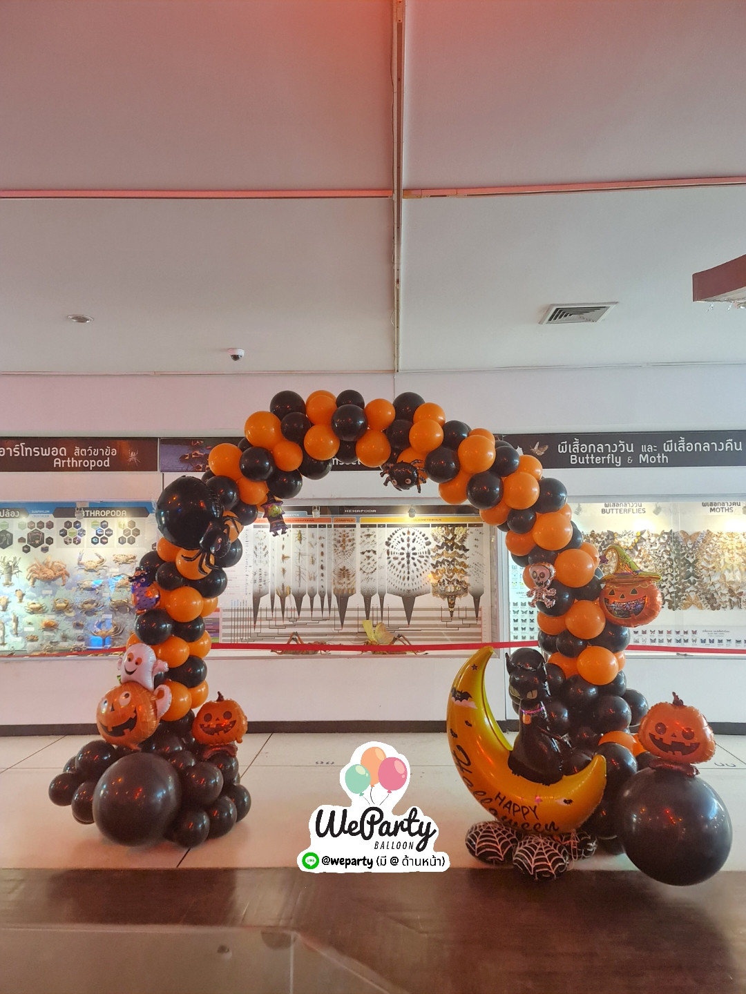 ซุ้มลูกโป่งฮาโลวีนครีเอท Halloween Created Balloon Arch