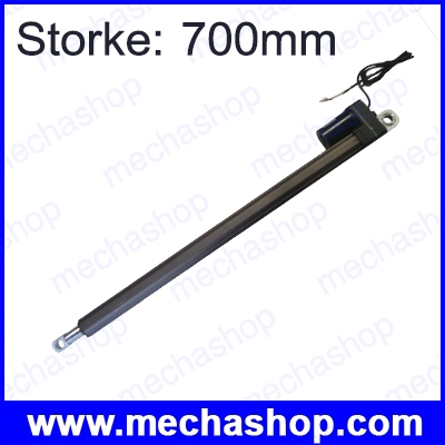 ลิเนียร์มอเตอร์ ลิเนียร์รับโหลดสูงได้เป็นตัน linear actuator for heavy industry Stroke 700mm สามารถเลือกแรงดัน DC 12V หรือ 24V (สินค้า Pre-Order)