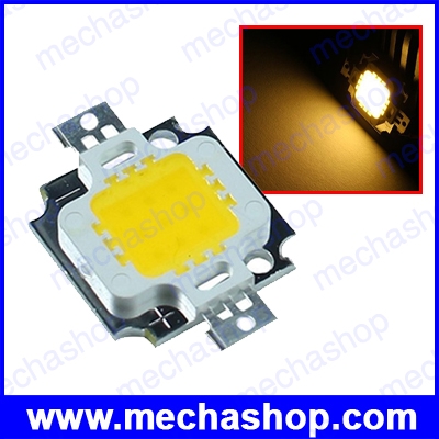 ชิป LED 10W คุณภาพสูง Epistar High Power Epistar COB LED Chip 90-110LM/W แสงสีขาวอมเหลือง 3000-3200K 35 x 35mil 27-34V