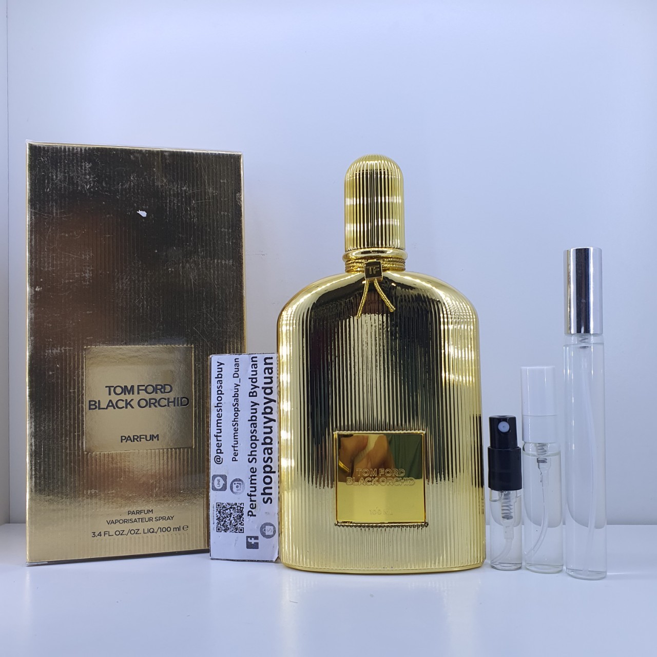 น้ำหอมแท้แบ่งขาย Tom Ford Black Orchid Parfum💕Travel Size #แบบทดลอง