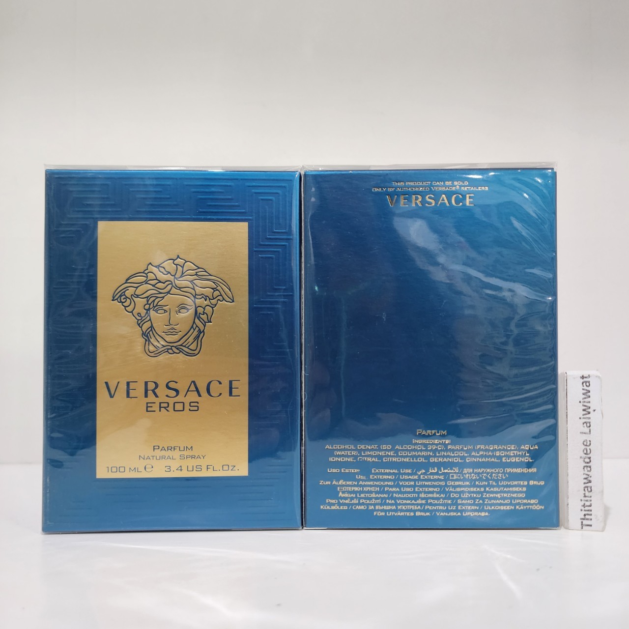 น้ำหอมแท้ Versace Eros Parfum 100ml กล่องซีล