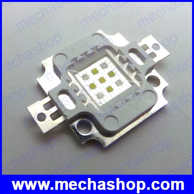 Chip LED DIY 10W 9-12VDC Hybrid LED สีขาวและสีฟ้ารวมกัน(3W+6B) High Power 1000mA เหมาะสำหรับไม้น้ำ ตู้ปลาสวยงาม