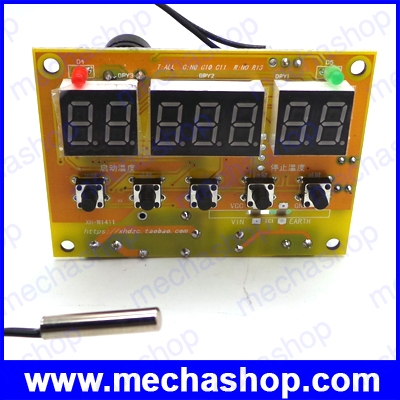 เทอร์โมสตัท เครื่องควบคุมอุณหภูมิ 220V LED Temperature Controller 10A Thermostat Control Switch +Probe