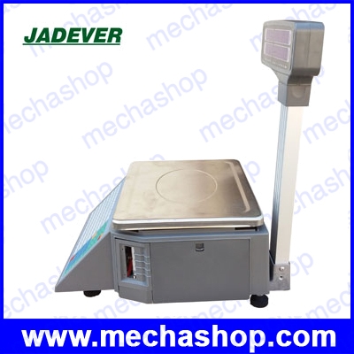 เครื่องชั่งดิจิตอล เครื่องชั่งคำนวณราคา 6kg/2g, 15kg/5g, 30kg/10g แสดงผลเป็นแบบ LED ทั้งสองด้าน หน้า-หลัง ขนาดจานชั่ง 360x440x175mm รุ่น JLP ยี่ห้อ JADEVER(ไต้หวัน)