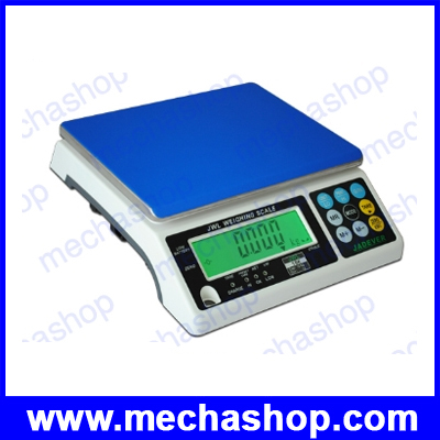 เครื่องชั่งดิจิตอลตั้งโต๊ะ เครื่องชั่งความละเอียดสูง ชั่งได้ 1.5kg/0.1g, 3kg/0.2g, 6kg/0.5g, 7kg/0.5g, 15kg/1g, 30kg/2g จานชั่งสแตนเลสขนาด 294x228mm ยี่ห้อ JADEVER รุ่น JWL-K (ไต้หวัน)