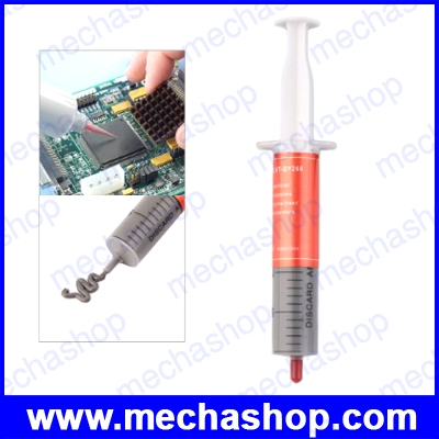 ซิลิโคนระบายความร้อน 30g Syringe Thermal Grease Silver CPU Chip Heatsink Paste Conductive Compound