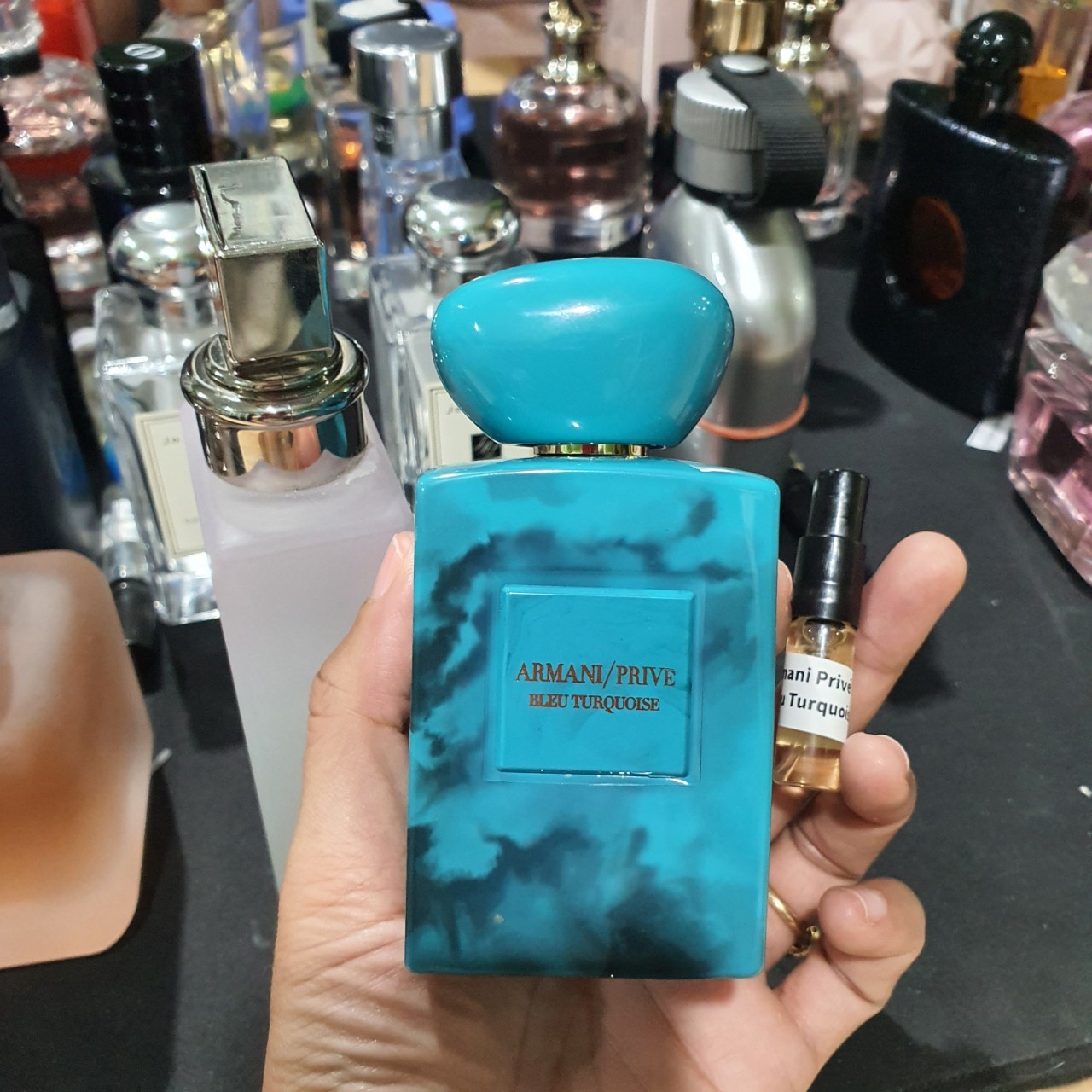 น้ำหอมแท้แบ่งขาย Giorgio Armani Prive Les Eaux - Bleu Turquoise EDP 💕Travel Size แบบทดลอง