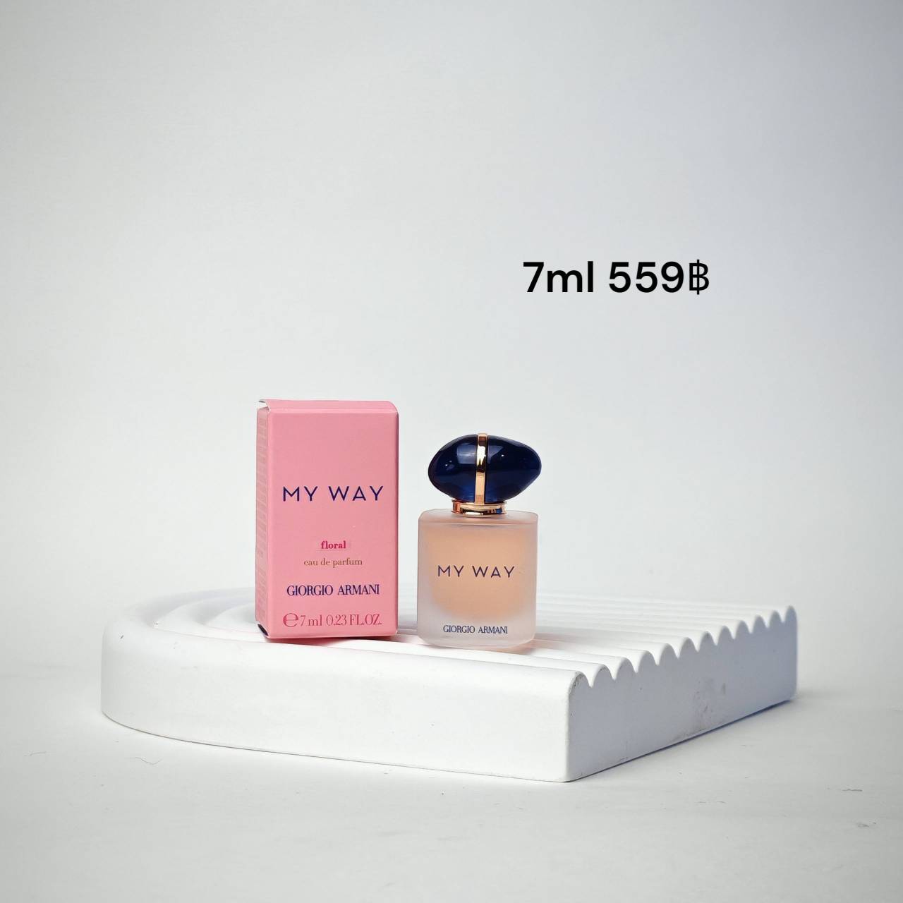 น้ำหอมจิ๋วมินิ Giorgio Armani My Way Floral EDP 7ml แบบแต้มมีกล่อง ( Mini Perfume น้ำหอมขนาดพกพา) น้ำหอมจิ๋วมินิ ขวดน่ารัก ตั้งโชว์ก็สวย พกพาก็สะดวก หัวแต้มตามจุดชีพจร