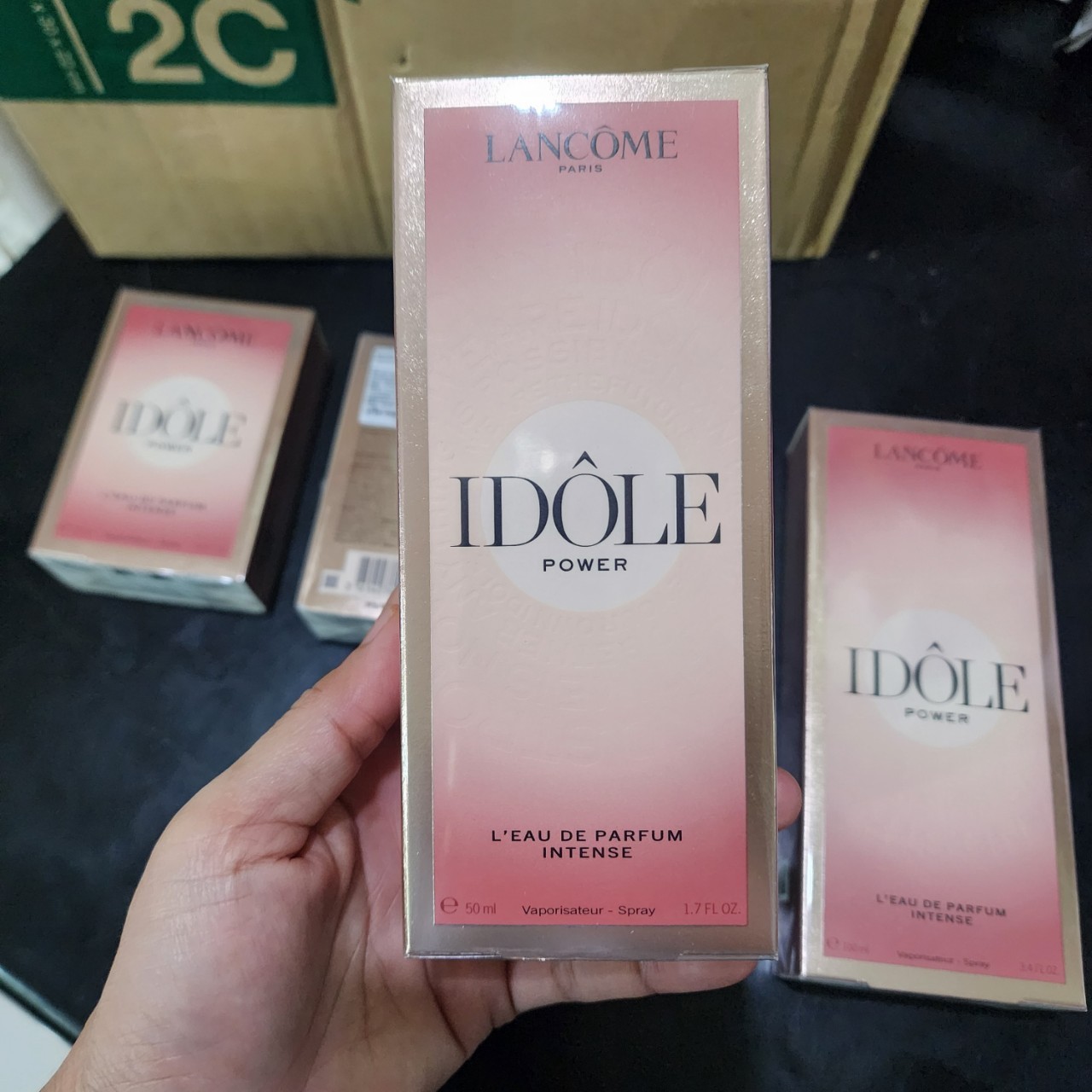 น้ำหอมแท้ Lancome Idole Power L'eau De Parfum Intense 50ml กล่องซีลป้ายไทย