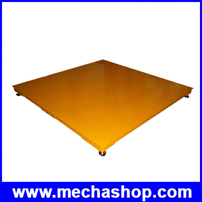 เครื่องชั่งดิจิตอลแบบตั้งพื้น Digital scale 1000kg/100g, 2000kg/200g, 3000kg/500g พื้นด้านบนปูเหล็กลาย 100*100cm รุ่น GK-FM1x1x ยี่ห้อ ADAM (อังกฤษ)