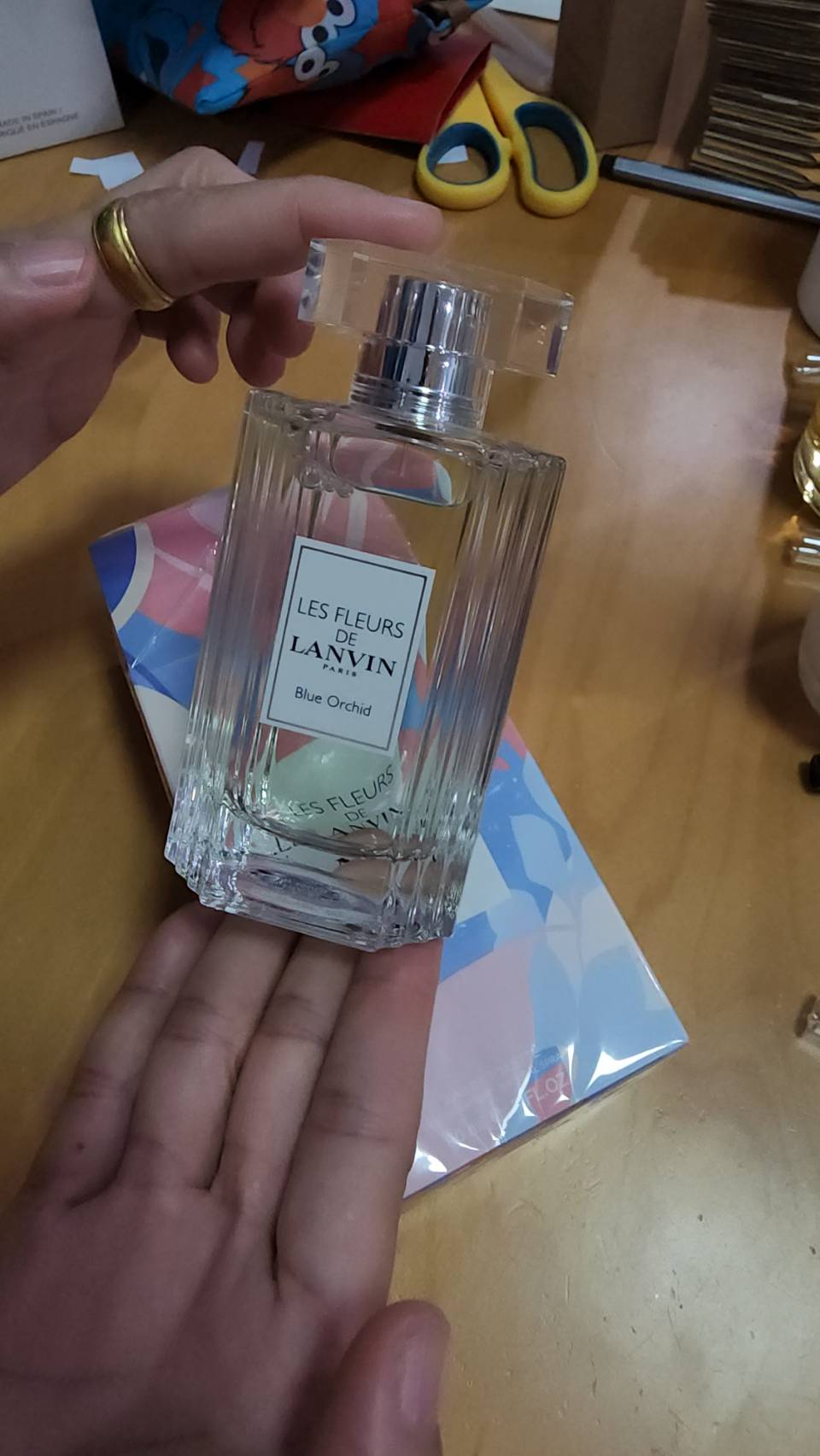 น้ำหอมแท้ Lanvin Les Fleurs blue orchid 90ml กล่องซีล