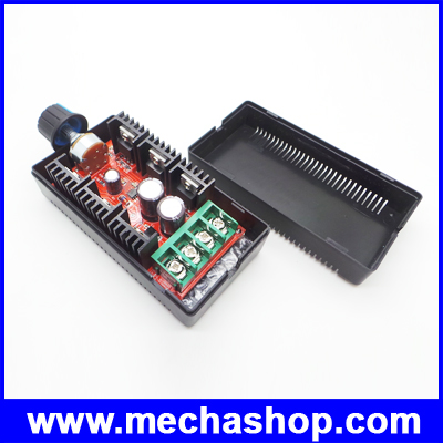 ดิมเมอร์ ควบคุมความเร็วมอเตอร์ดีซี DC Motor Speed Control with Extension Cord 10-50V 40A 2000W