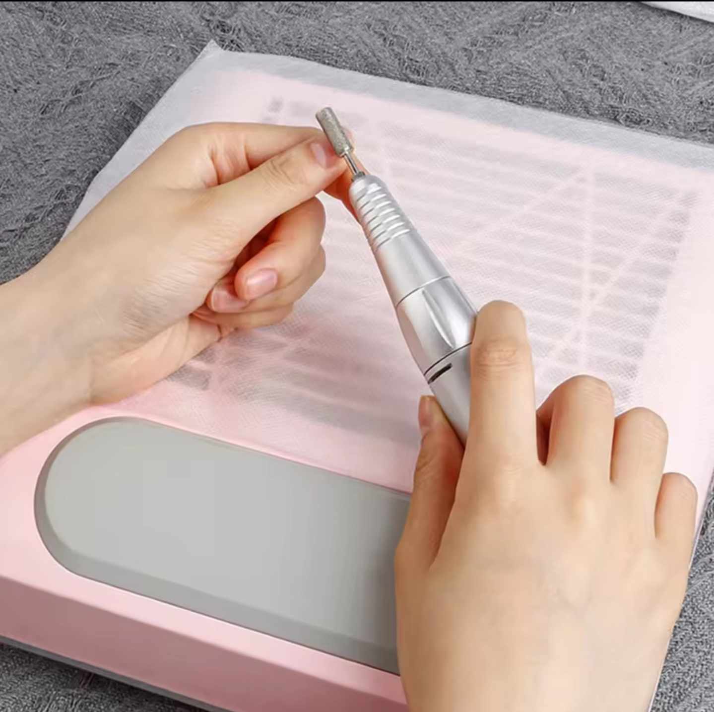 แผ่นกรองฝุ่น ใช้สำหรับเครื่องดูดฝุ่นเล็บ แบบใช้แล้วทิ้ง 100แผ่น/แพ็ก