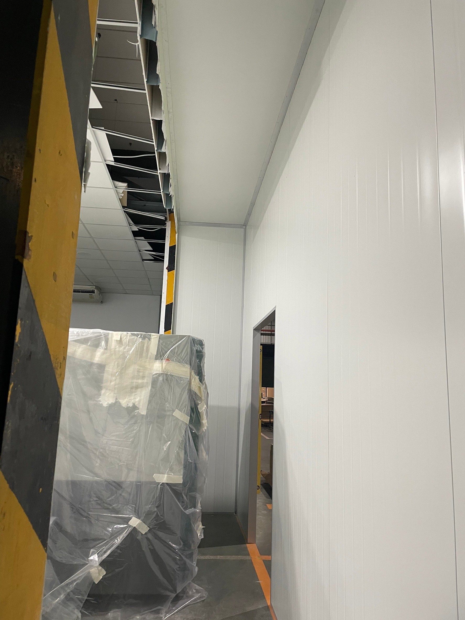 งานกั้นห้องในโกดัง กั้นห้องในโรงงาน ขนาด6.00x10.00 เมตร สมุทรสาคร