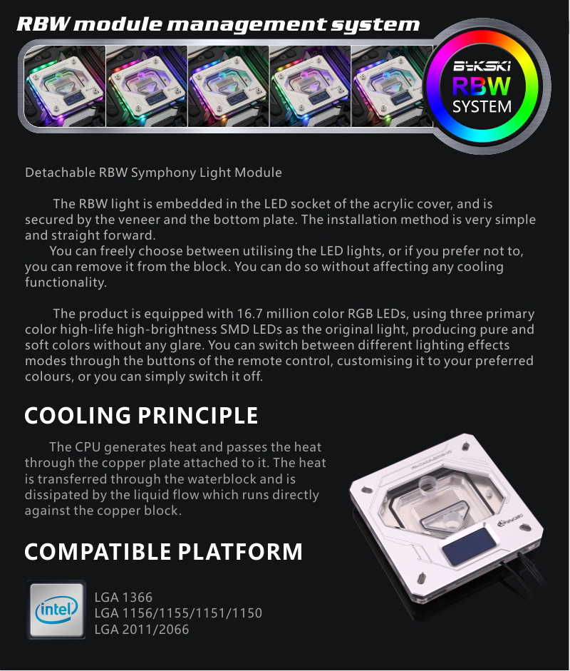 Bykski Intel FR-CU-RA-2018-V2