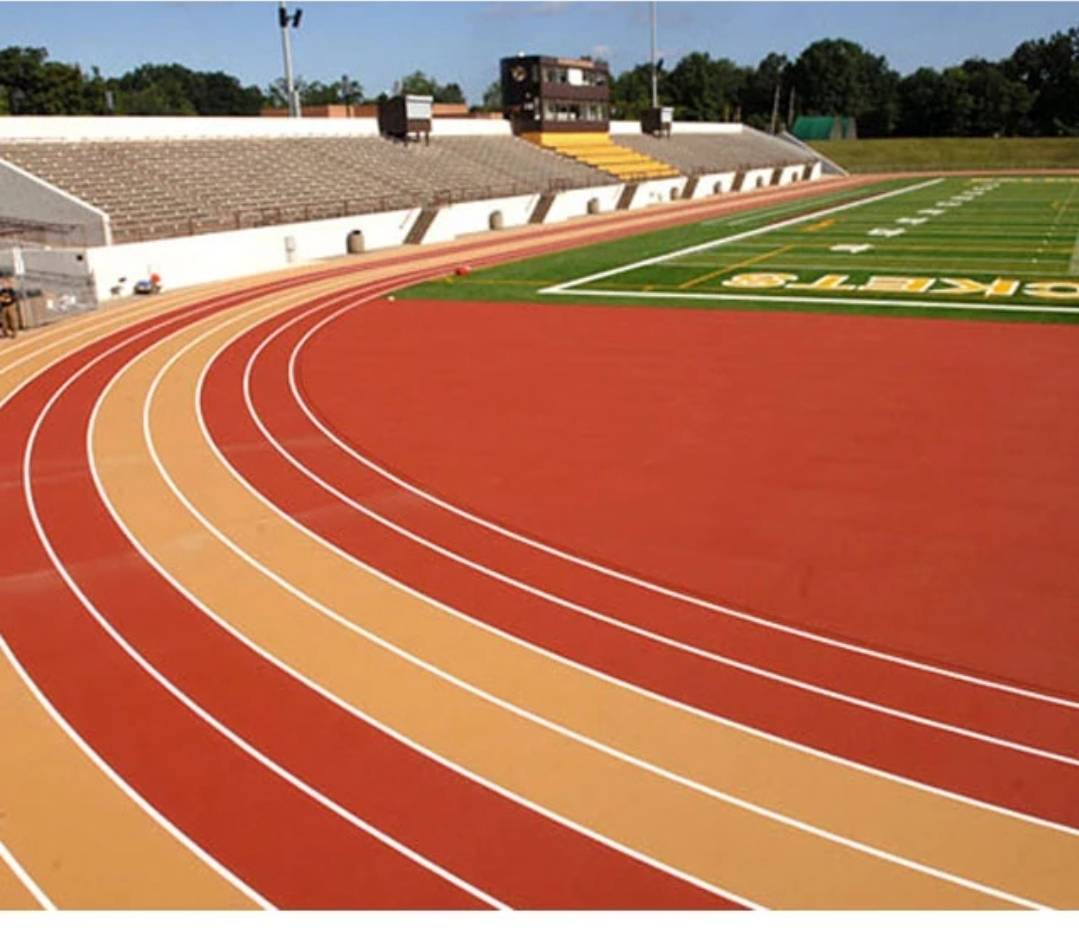 แผ่นยางปูพื้นลู่วิ่งกรีฑา พื้นยางสังเคราะห์ หนา20mm