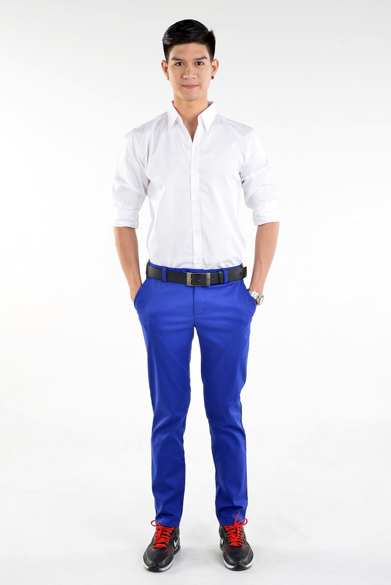 เสื้อเชิ้ตผู้ชายสีขาว S-018