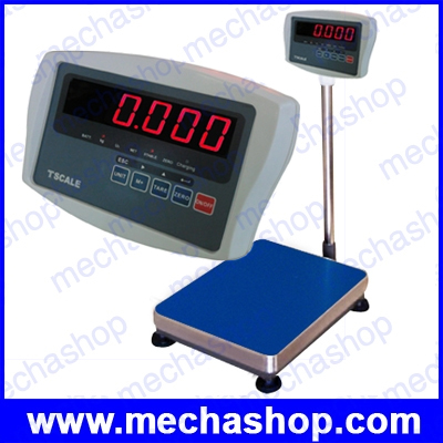 เครื่องชั่งดิจิตอลตั้งพื้น เครื่องชั่งราคาถูก ชั่งได้ 30kg/5g, 60kg/10g, 150kg/10g, 300kg/20g, 600kg/50g รุ่น EKW-E ยี่ห้อ TSCALE (ไต้หวัน)
