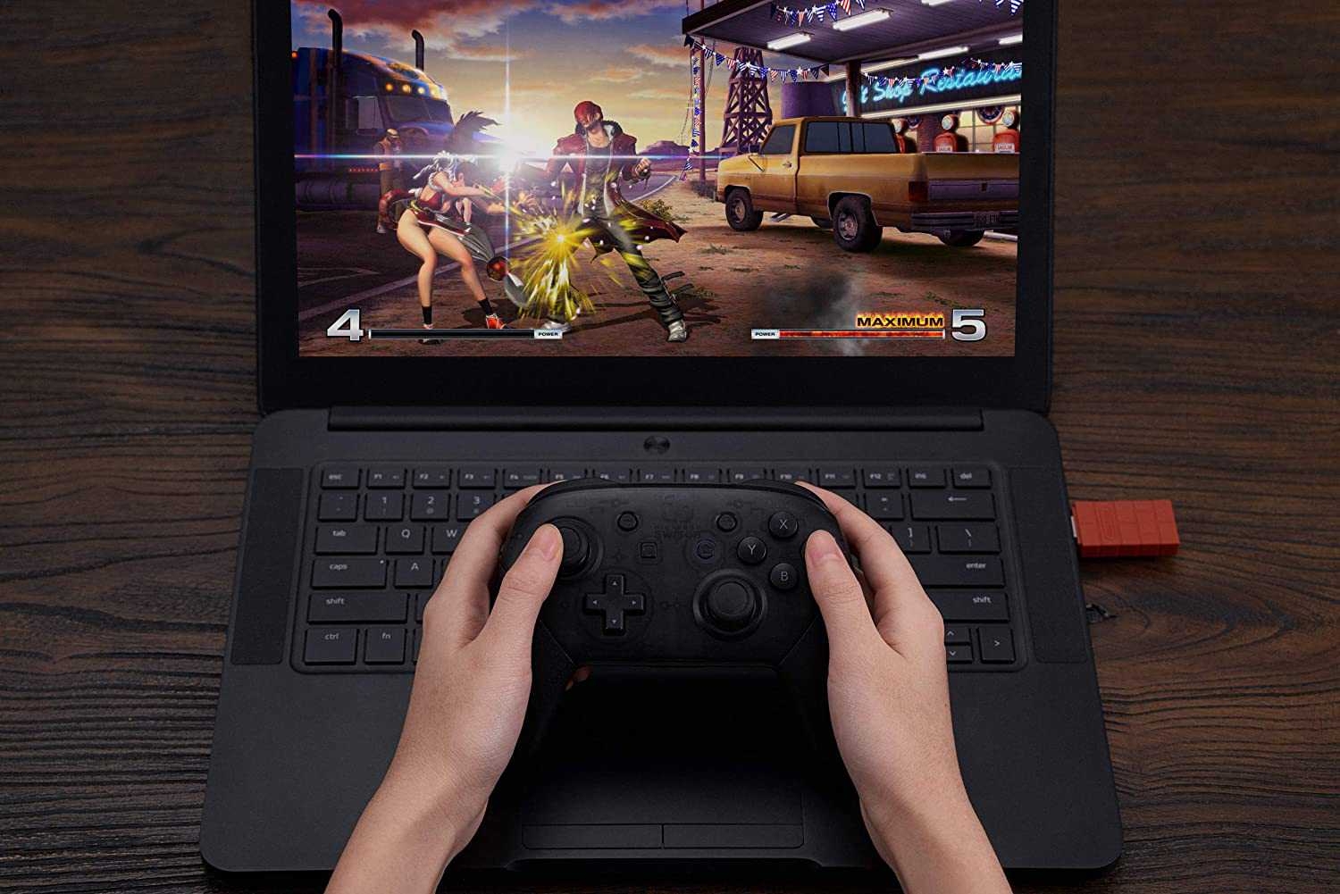 USB wireless adapter แปลงจอย PS4 / PS5 / Xbox มาใช้กับ Nintendo switch PC