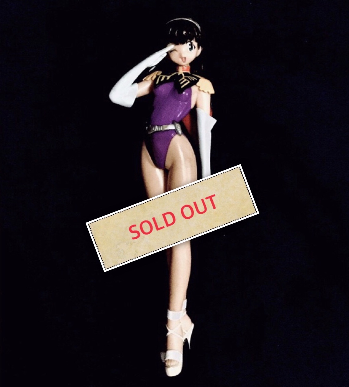 MOBILE SUIT GUNDAM 0083 KIDOU SENSHI - Card Builder DX Girls Figure - Catherine Blitzen - Metallic Purple Swim Suit