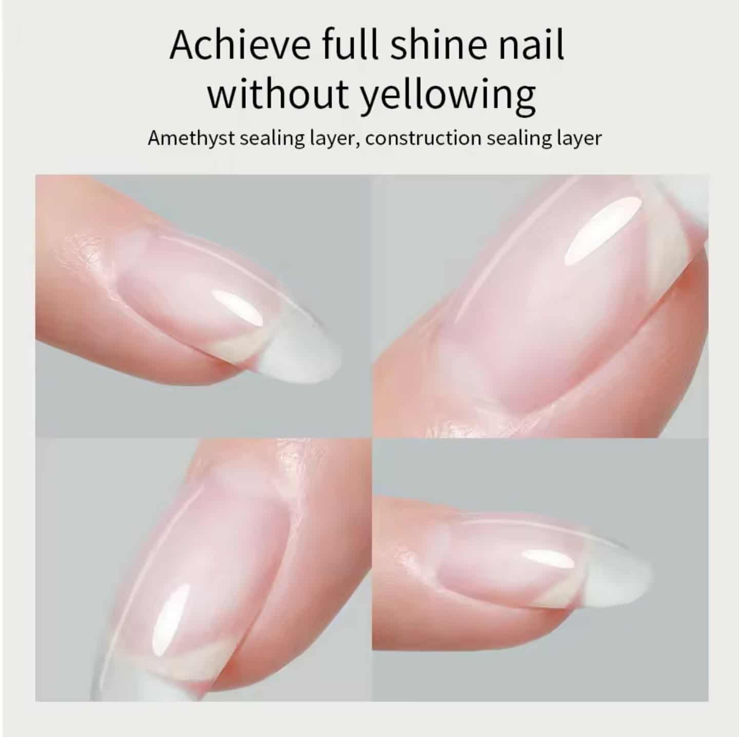 เจลต่อเล็บ ติดอะไหล่ เสริมหน้าเล็บ เคลือบหน้าเล็บให้แข็งแรง สีใส ขนาด20g