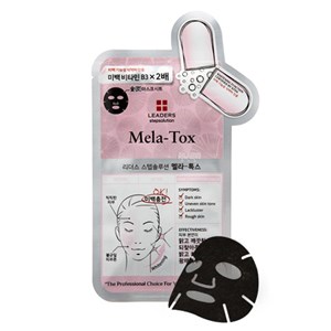 LEADERS Step Solution Mela-Tox (Charcoal Sheet) Mask 25ml * 10pcs
