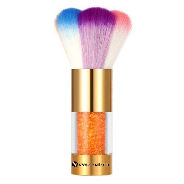 แปรงปัดฝุ่น ปัดเศษเล็บ ขนนุ่ม ด้ามจับสวยงาม