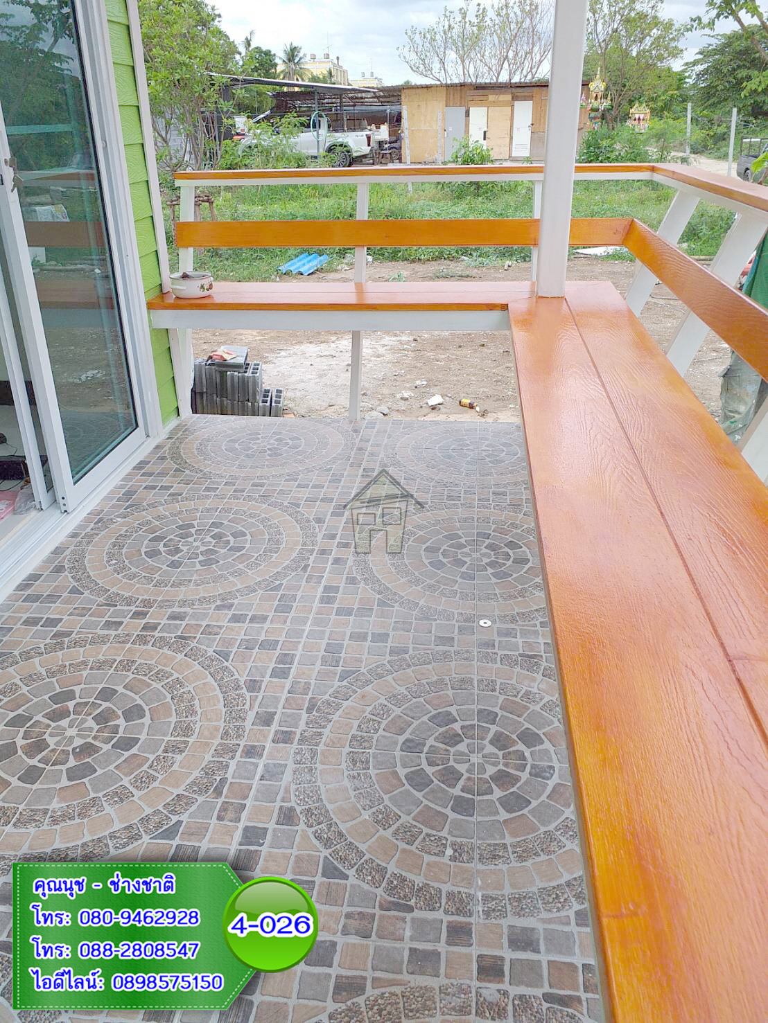 4-026 บ้านน็อคดาวน์ ทรงจั่วมุกซ้อน