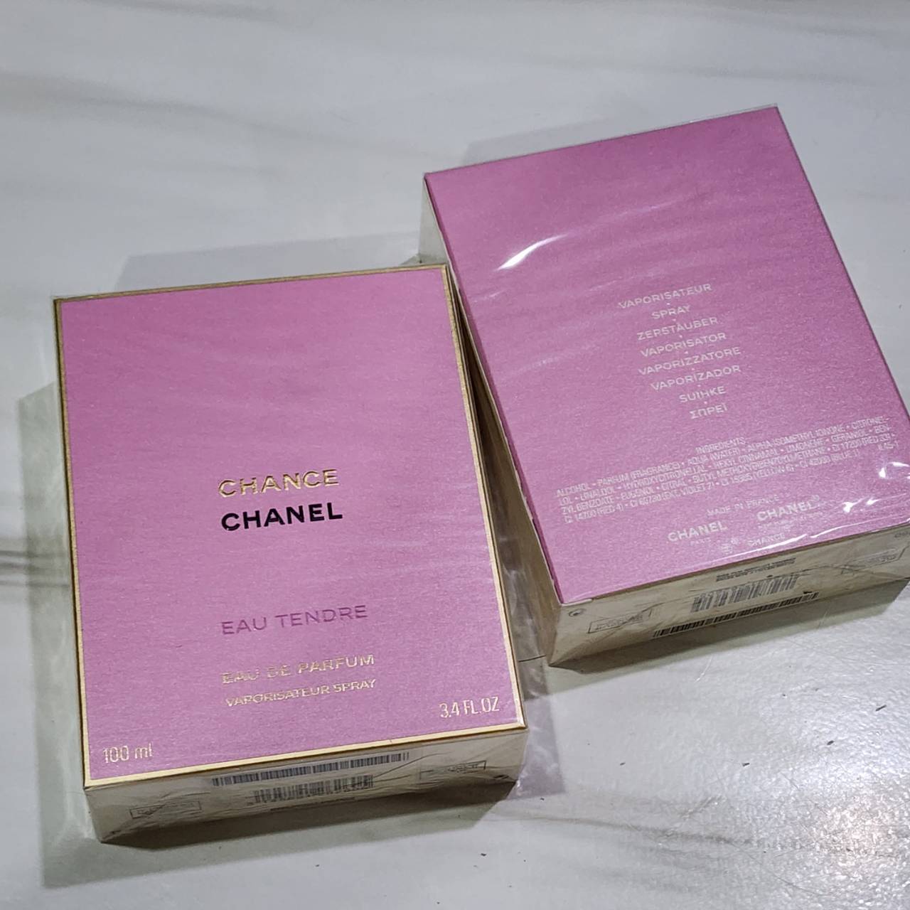 น้ำหอม Chanel Chance Eau Tendre Eau de Perfume ขนาด100ml กล่องซีล