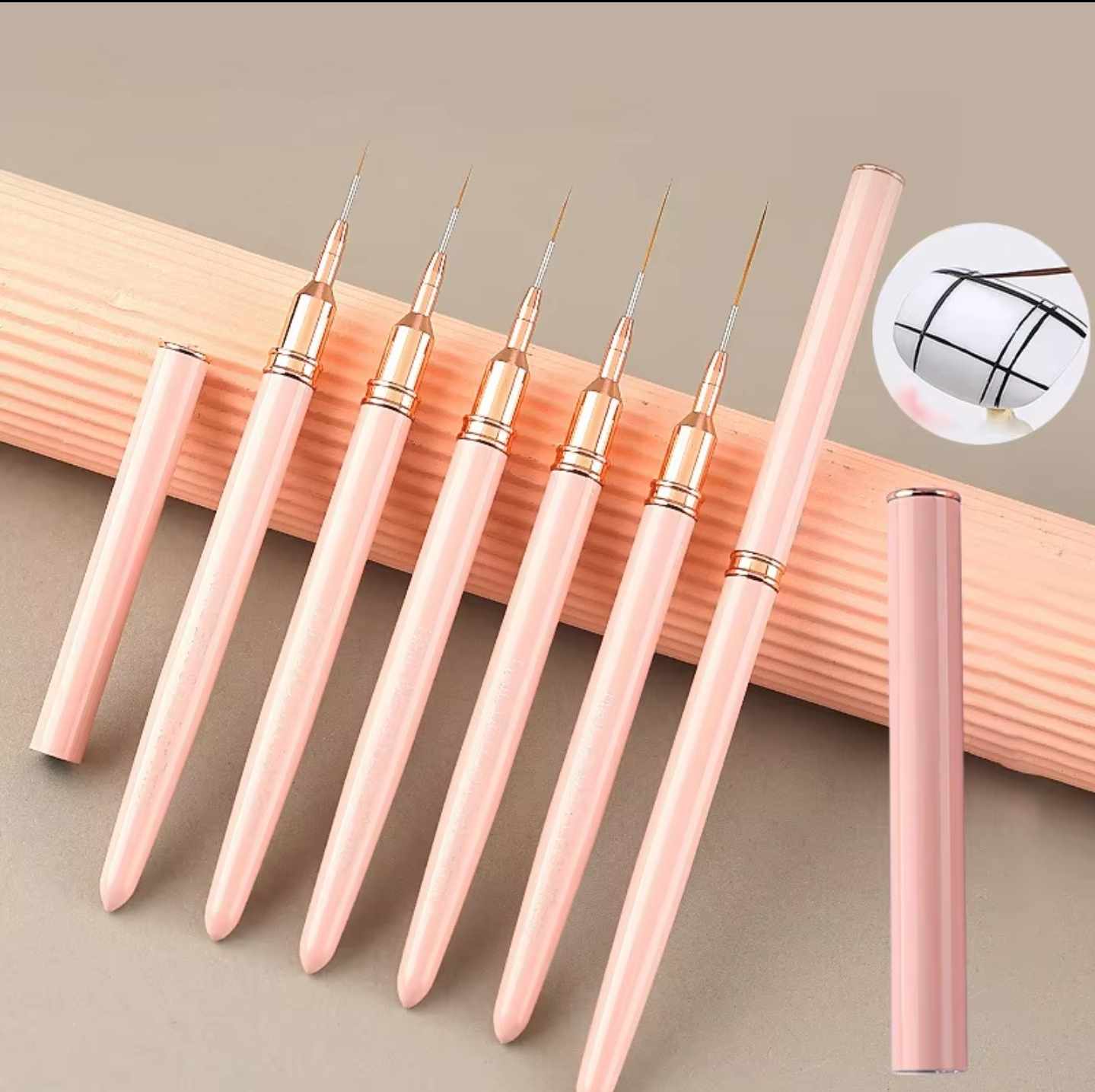 พู่กันไลเนอร์ พู่กันเพ้นท์ลายเส้น เพ้นท์ตัดขอบ ขายแยกเบอร์