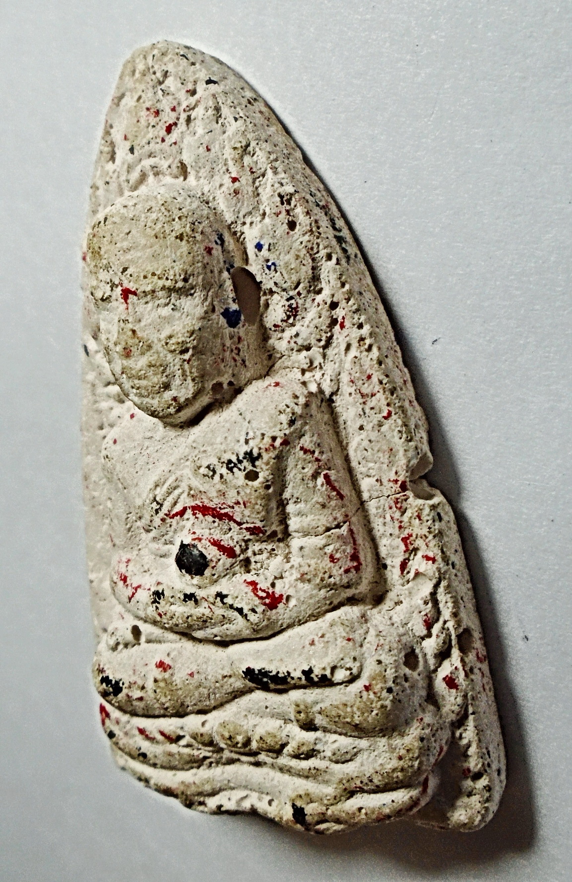 พระผงจักรพรรดิ์ พิมพ์ลป.ทวด ฝังแร่ ลป.ดู่ วัดสะแก อยุธยา