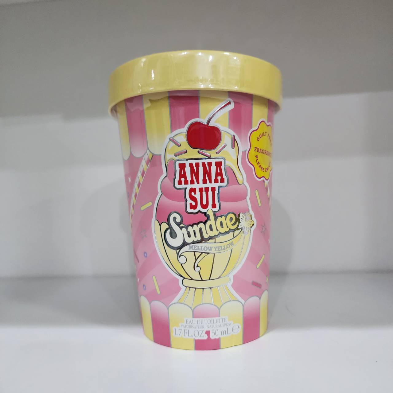 น้ำหอมแท้ Anna Sui Sundae Mellow Yellow Eau De Toilette 50ml กล่องซีล